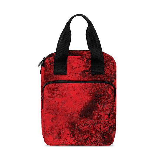 Red Blood Print Bible Tote Bag