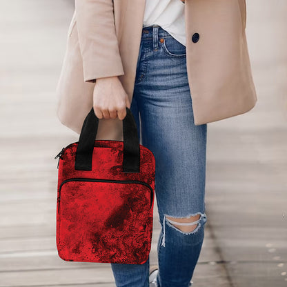 Red Blood Print Bible Tote Bag