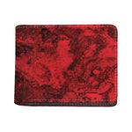 Red Blood Print Bifold Wallet