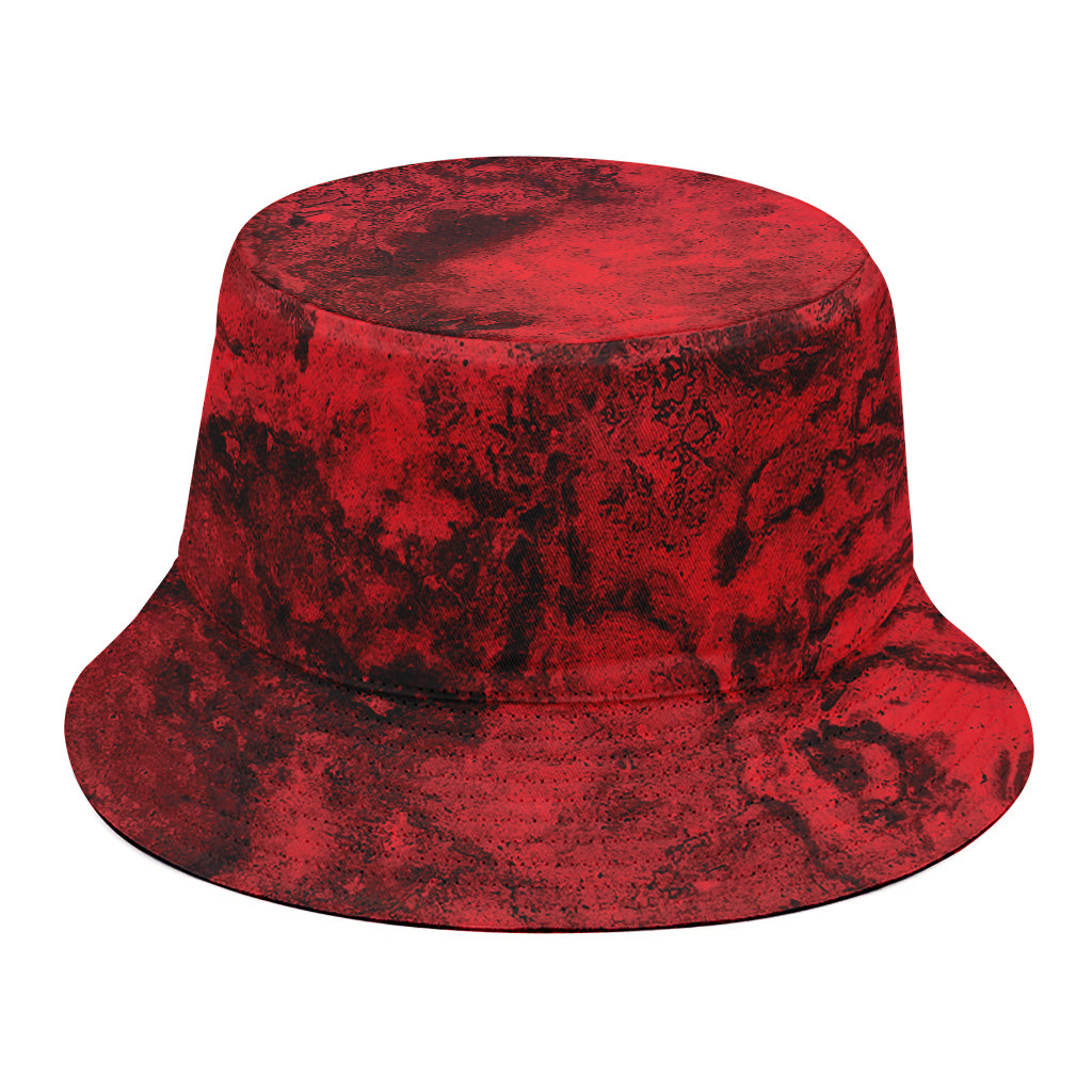 Red Blood Print Bucket Hat