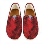 Red Blood Print Casual Shoes