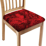 Red Blood Print Chair Cushion Cover