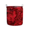 Red Blood Print Collapsible Laundry Basket