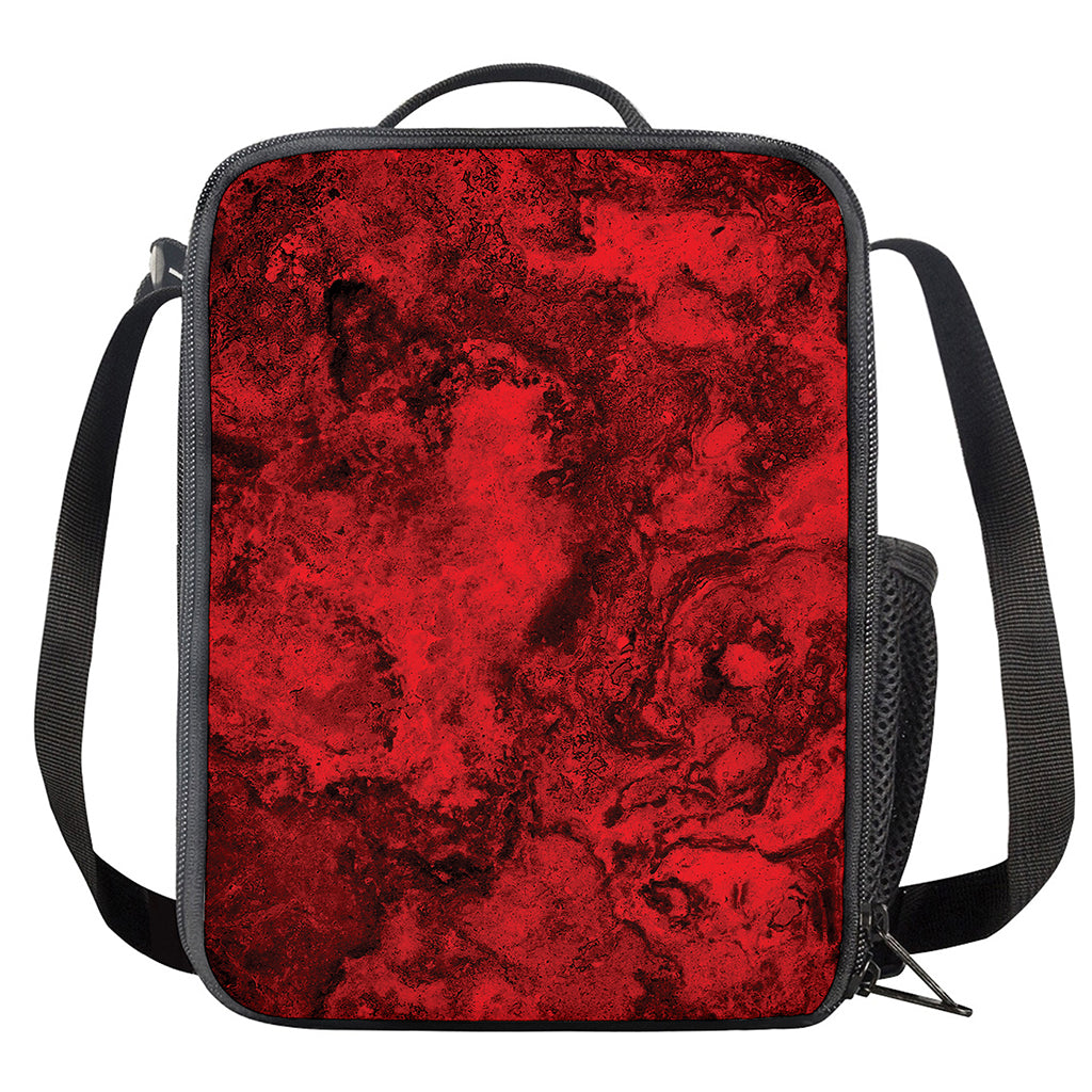 Red Blood Print Crossbody Lunch Bag