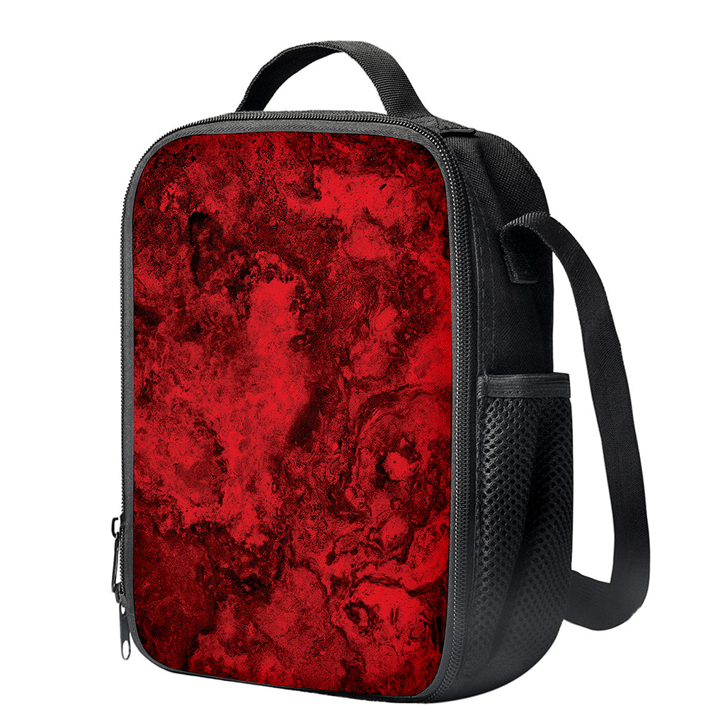 Red Blood Print Crossbody Lunch Bag