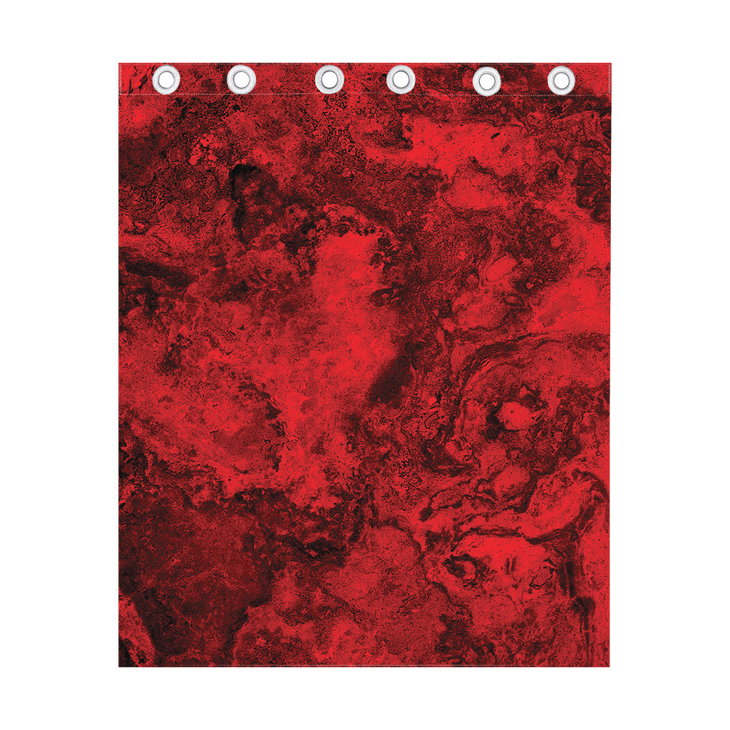 Red Blood Print Curtain