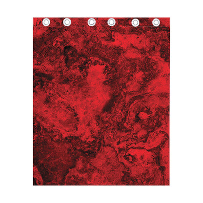 Red Blood Print Curtain