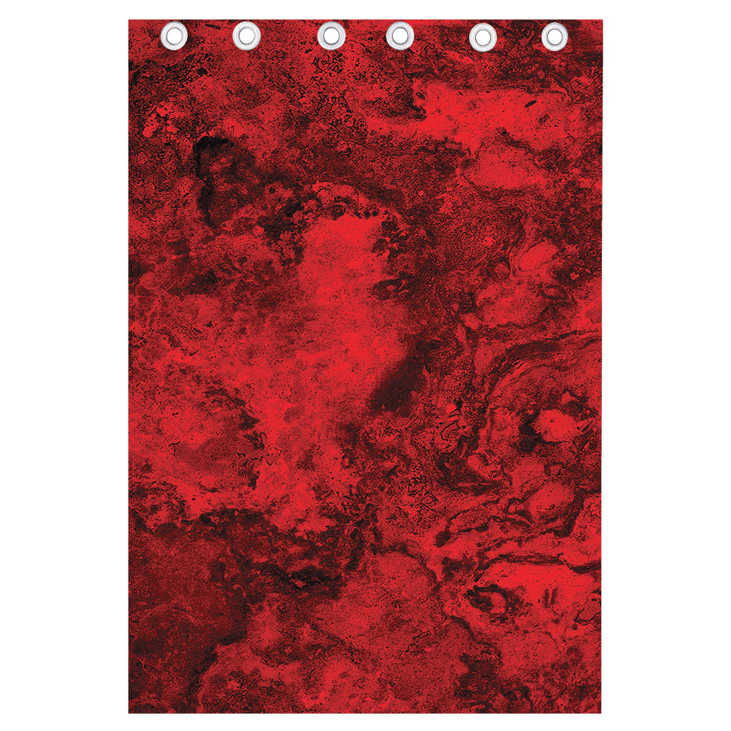 Red Blood Print Curtain