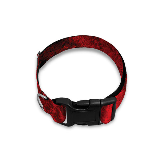 Red Blood Print Dog Collar
