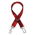 Red Blood Print Dog Seat Belt