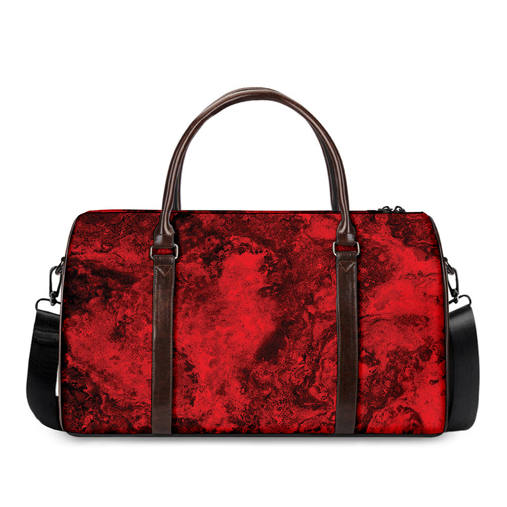 Red Blood Print Duffle Bag