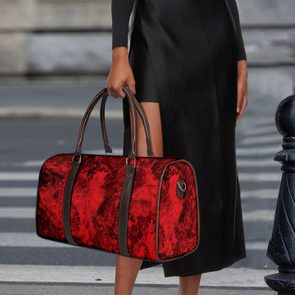 Red Blood Print Duffle Bag