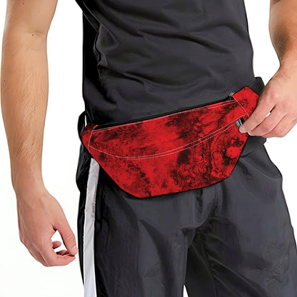 Red Blood Print Fanny Pack
