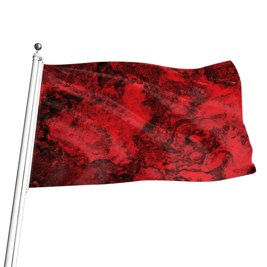 Red Blood Print Flag