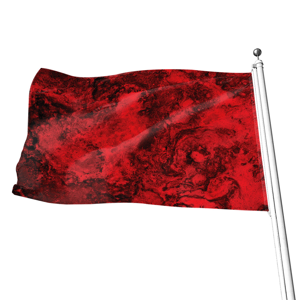 Red Blood Print Flag