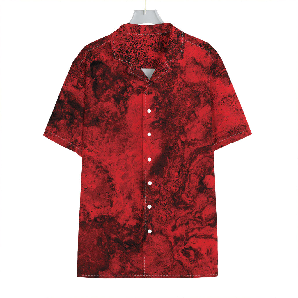 Red Blood Print Hawaiian Shirt