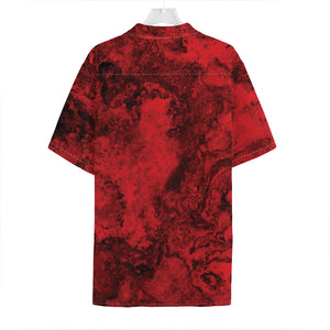 Red Blood Print Hawaiian Shirt