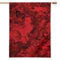 Red Blood Print House Flag