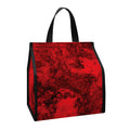 Red Blood Print Insulated Lunch Tote