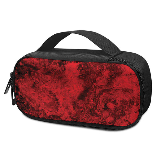 Red Blood Print Insulin Cooler Travel Case