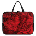 Red Blood Print Laptop Sleeve With Handle
