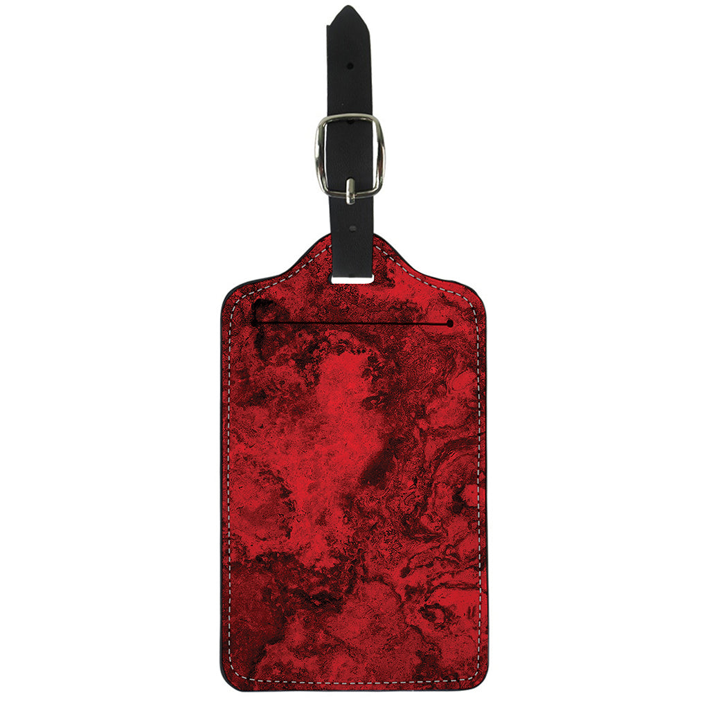 Red Blood Print Luggage Tag