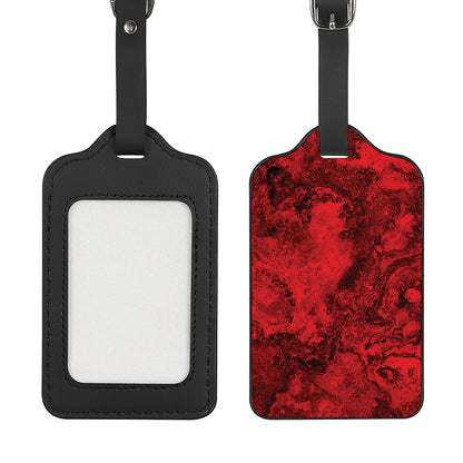 Red Blood Print Luggage Tag