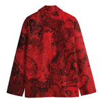 Red Blood Print Men's Blazer