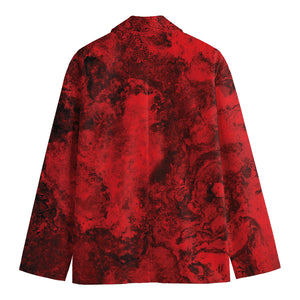 Red Blood Print Men's Blazer