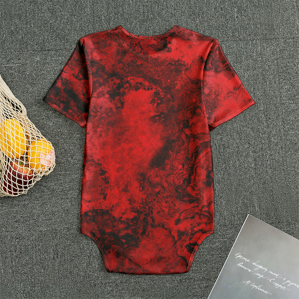 Red Blood Print Men's Bodysuit