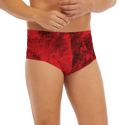 Red Blood Print Men's Briefs