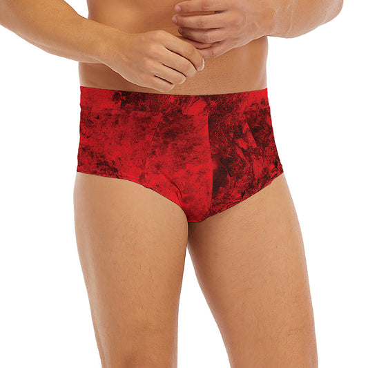 Red Blood Print Men's Briefs