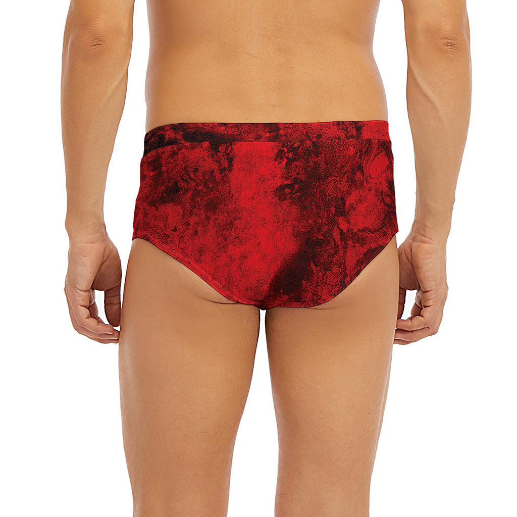 Red Blood Print Men's Briefs