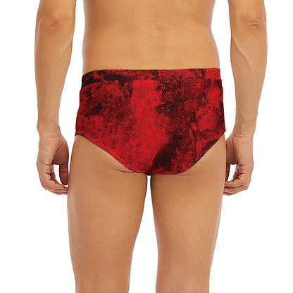 Red Blood Print Men's Briefs