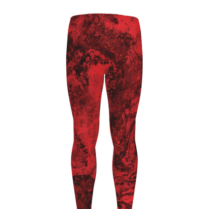 Red Blood Print Men's leggings