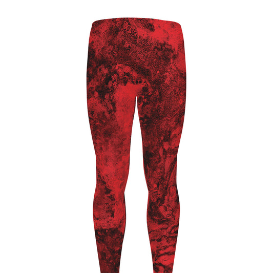 Red Blood Print Men's leggings