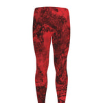 Red Blood Print Men's leggings