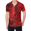 Red Blood Print Men's Shirt