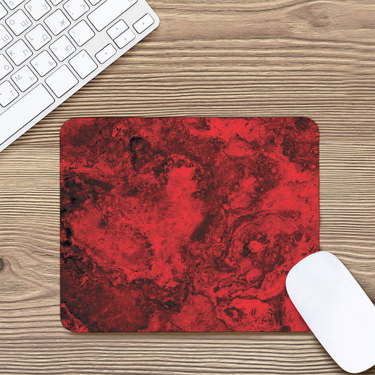 Red Blood Print Mouse Pad