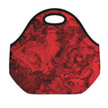 Red Blood Print Neoprene Lunch Bag