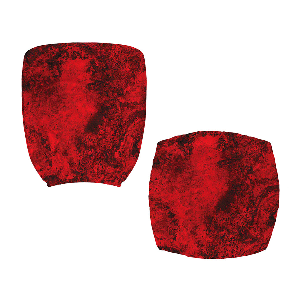 Red Blood Print Office Chair Cover