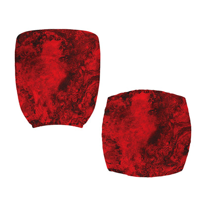 Red Blood Print Office Chair Cover