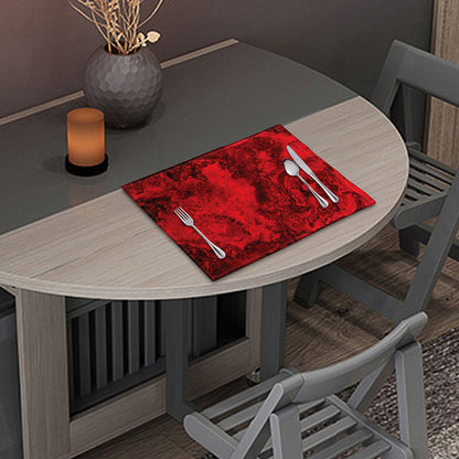 Red Blood Print Placemat