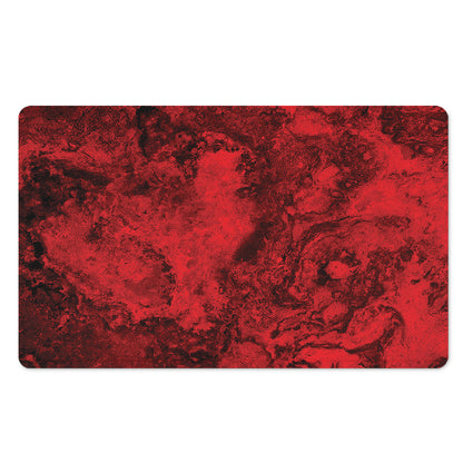 Red Blood Print Polyester Doormat