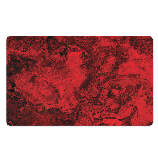Red Blood Print Polyester Doormat