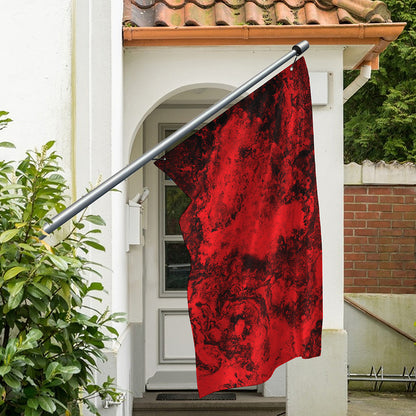 Red Blood Print Polyester Flag