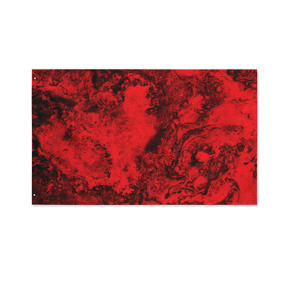 Red Blood Print Polyester Flag