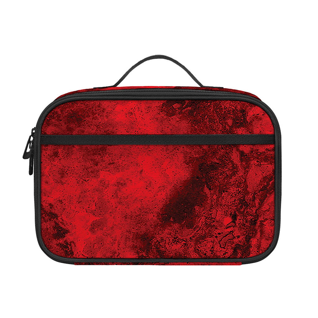 Red Blood Print Portable Lunch Bag