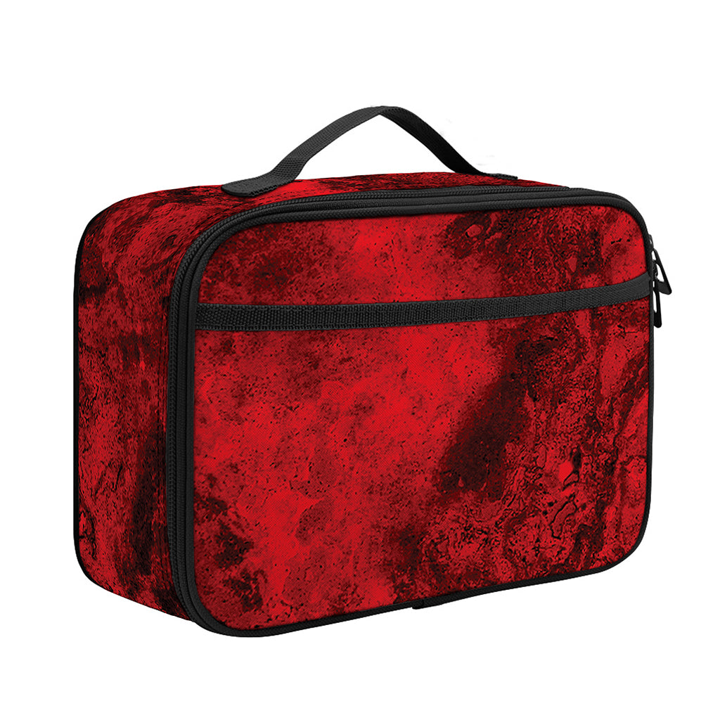 Red Blood Print Portable Lunch Bag