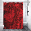 Red Blood Print Premium Shower Curtain